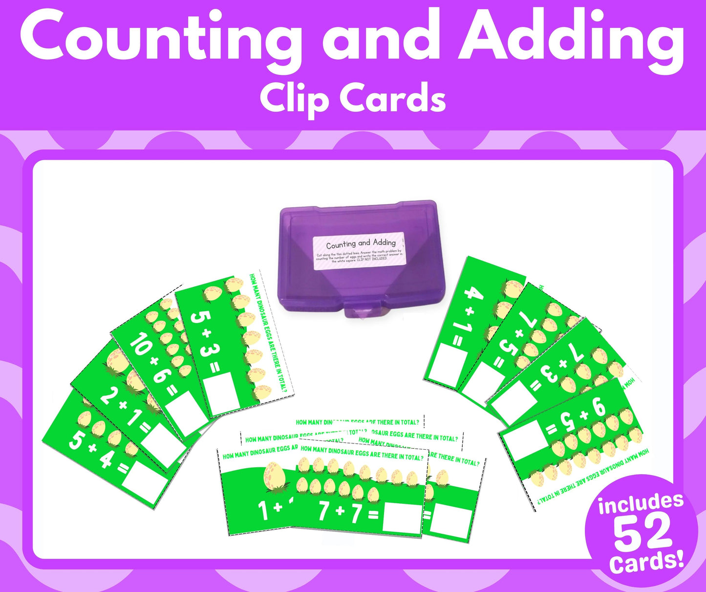 Counting and Adding Clip Cards (Task Box Activity) - Download