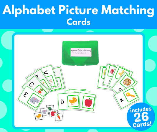 Alphabet Picture Matching Cards (Task Box Activity) - Download