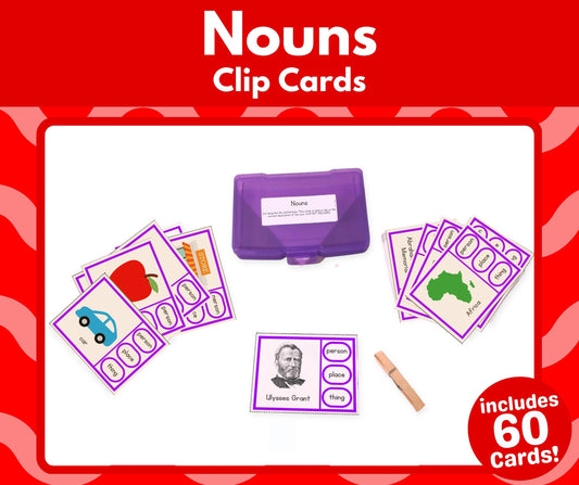 Noun Clip Cards (Task Box Activity) - Download