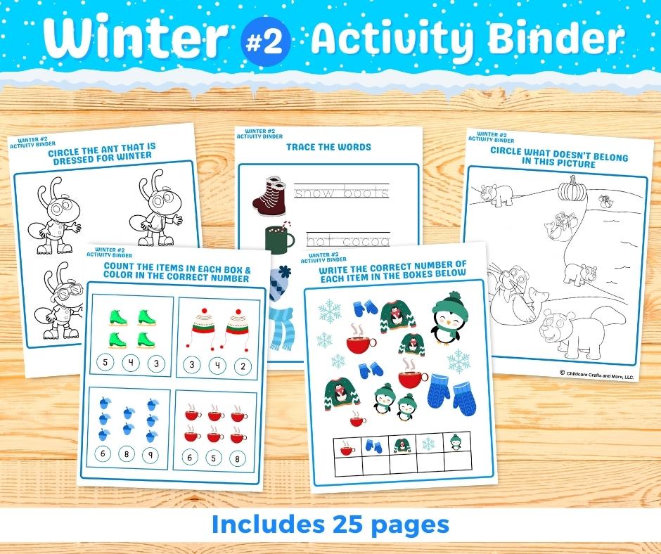 Winter #2 Activity Binder Download