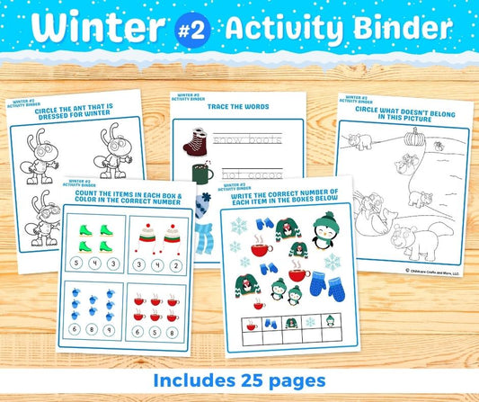 Winter #2 Activity Binder Download