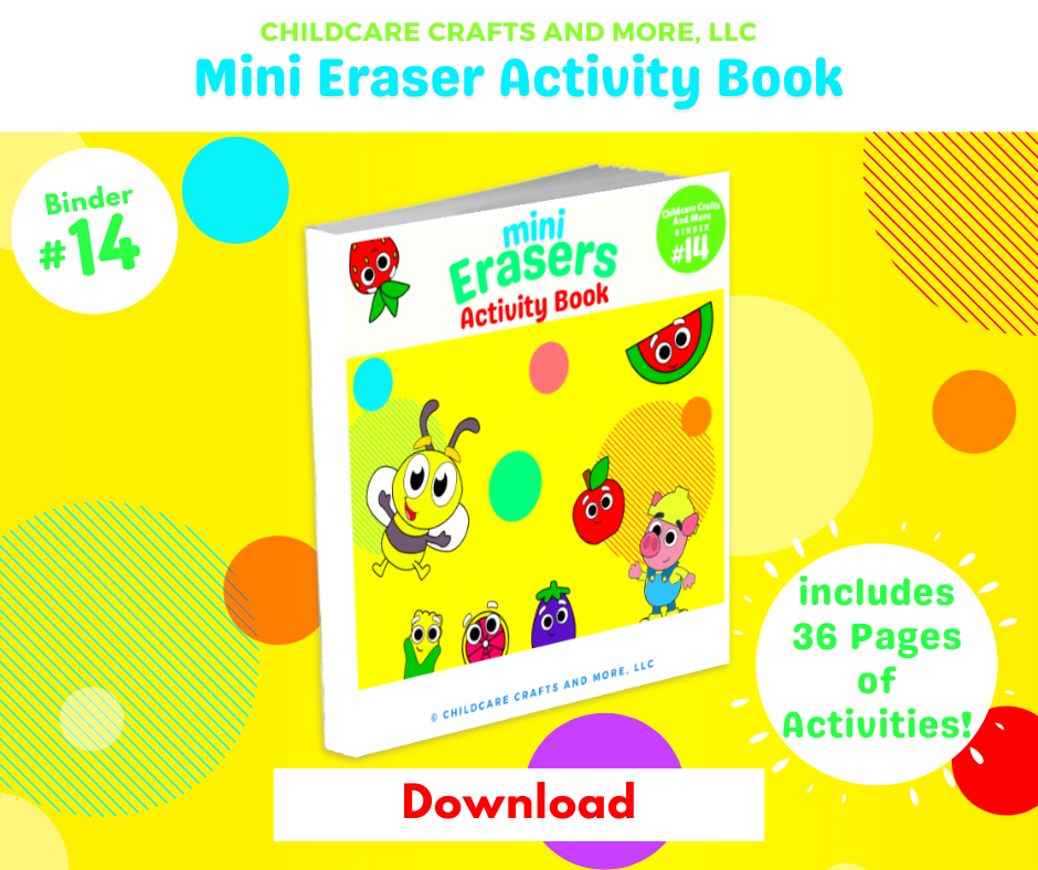 Mini Eraser Activity Binder Download