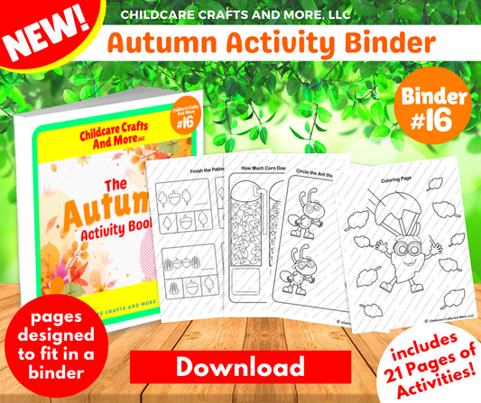 Autumn Activity Binder DOWNLOAD