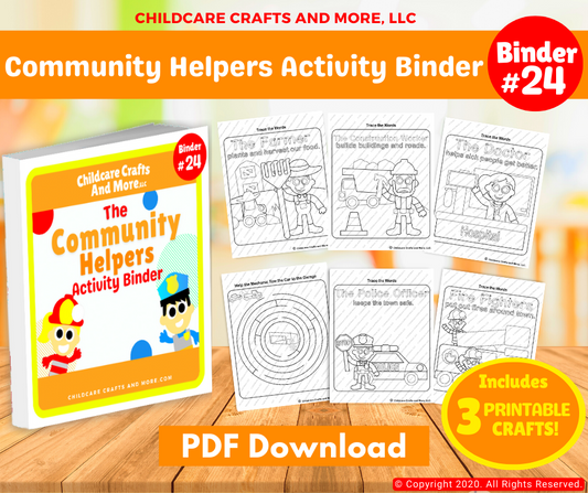 Community Helpers Activity Binder Download
