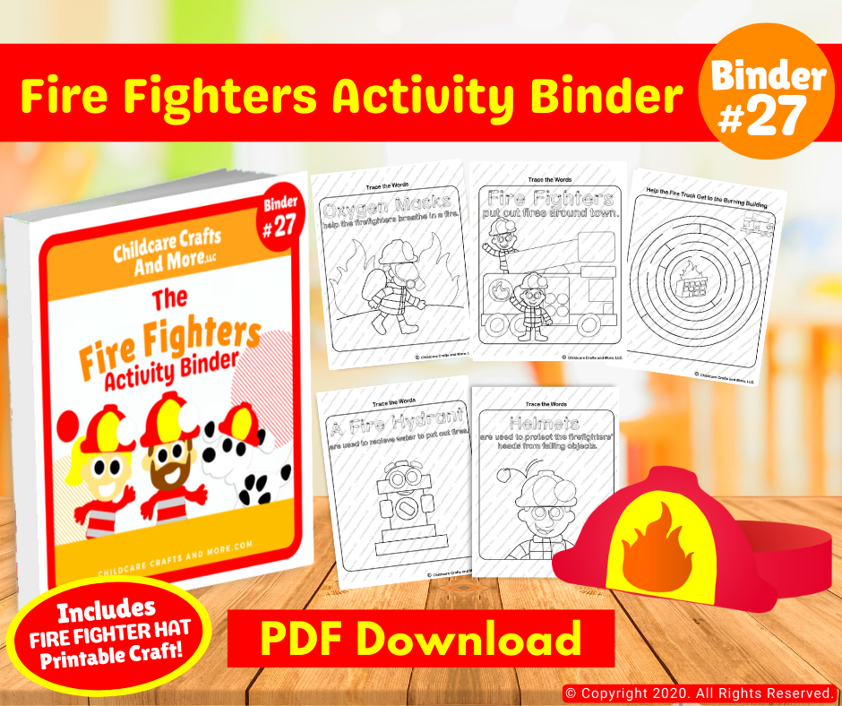 Fire Fighters Activity Binder Download