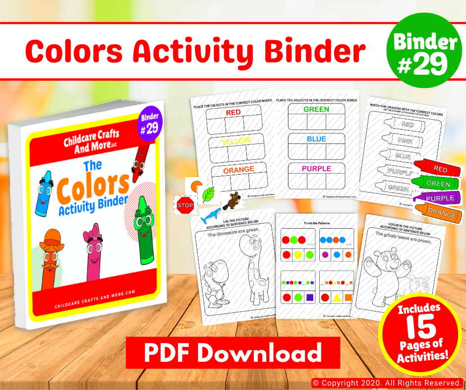 Colors Activity Binder DOWNLOAD