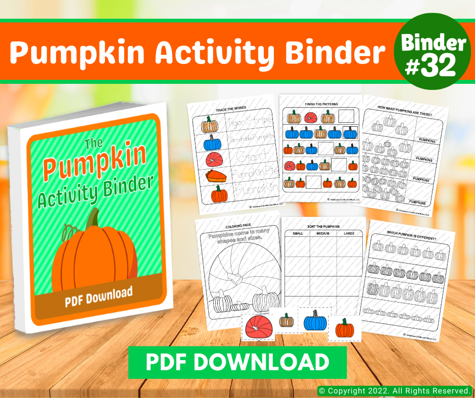 Pumpkin Activity Binder DOWNLOAD