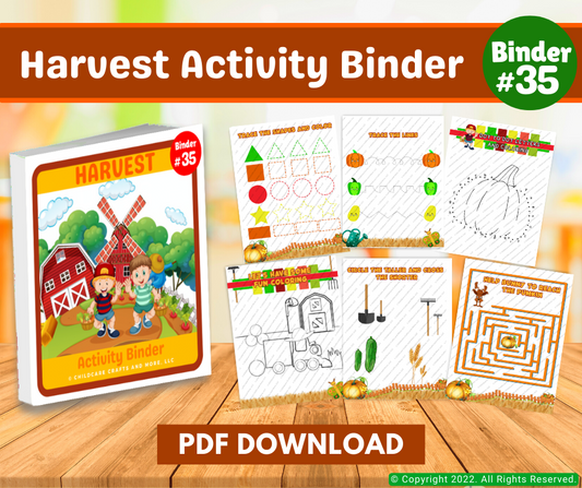 Harvest Activity Binder DOWNLOAD