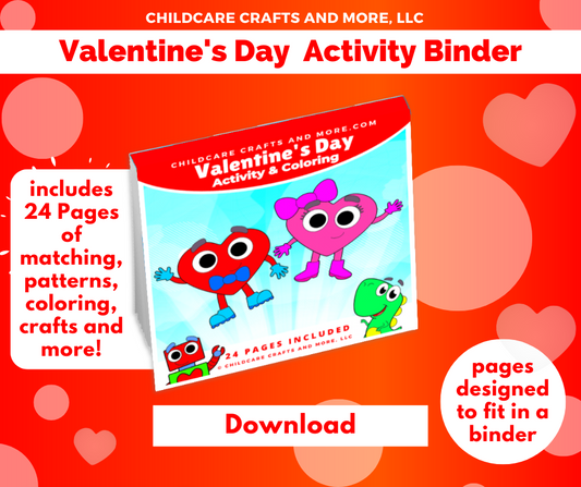 Valentine's Day Activity Binder Download