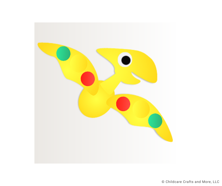Yellow Dino Easy Craft Kit