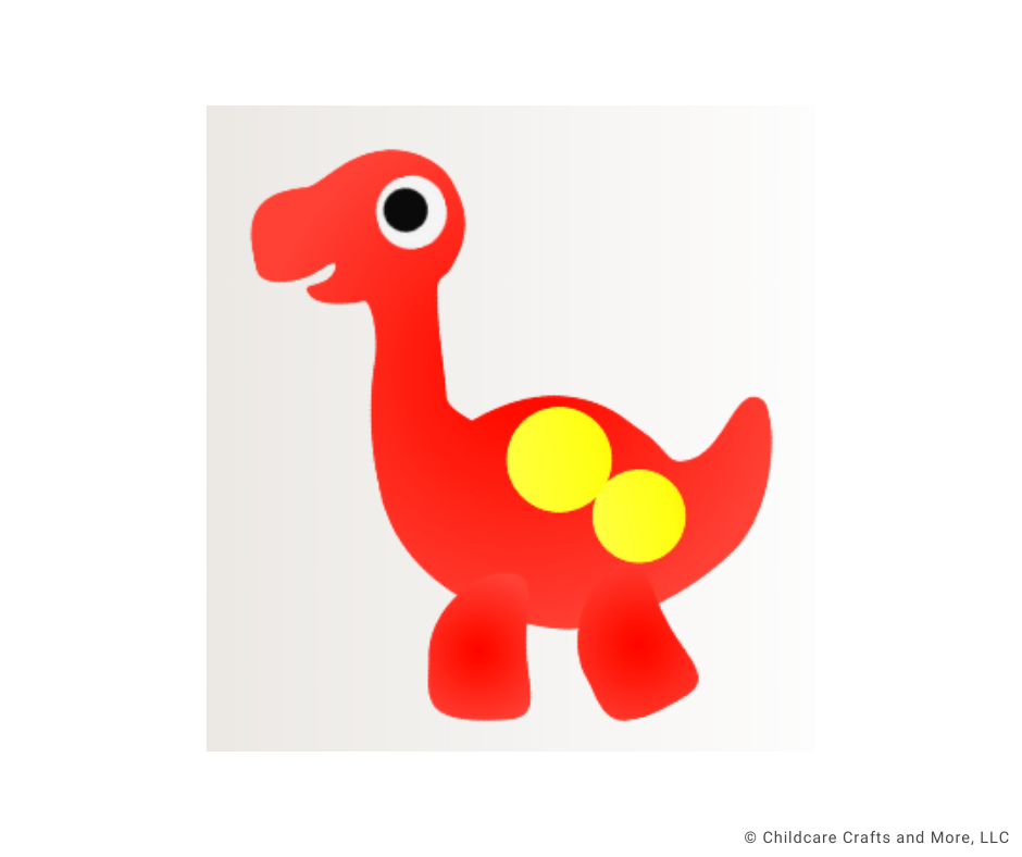Red Dino Easy Craft Kit