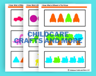 "I Know: what is Different in this Picture" activity