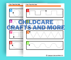 "I Can: trace the Lines" Tracing activity