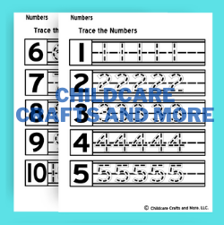 Numbers tracing activity