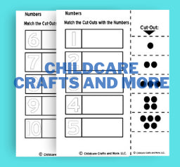 Numbers Circle Matching activity)