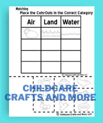 Matching activity (with cut-outs - must be cut by provider)