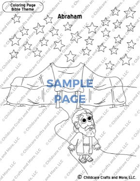 Look Up, Abraham Coloring Page