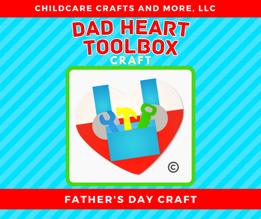Dad Heart Toolbox Single Craft