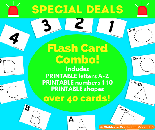 Printable Flash Cards Combo Download