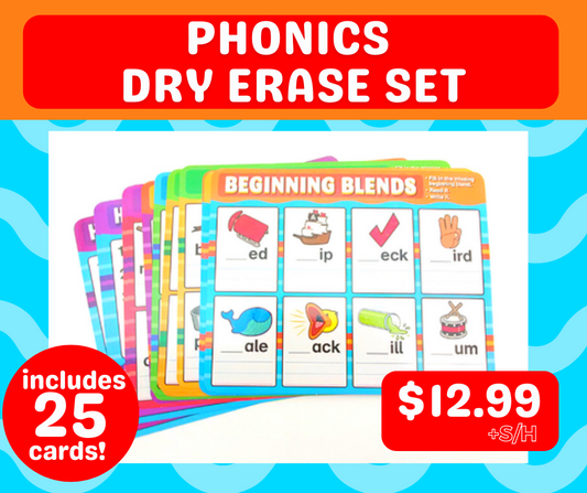 Phonics Dry Erase Set