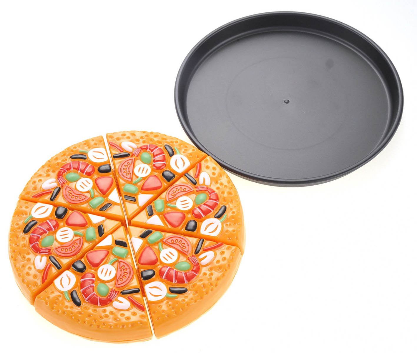 Pizza Playset with Watermelon, Icecream and Utensils
