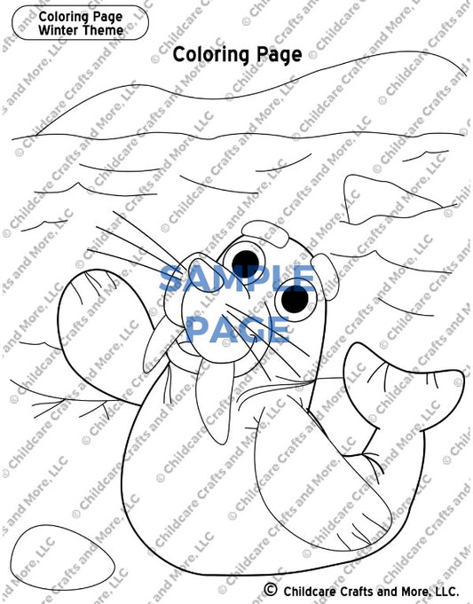 Walrus Coloring Page