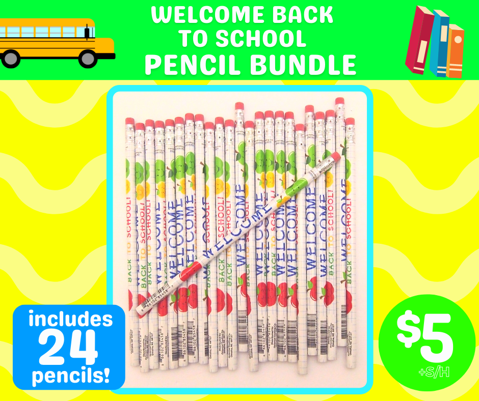 Welcome Back to School Pencil Bundle